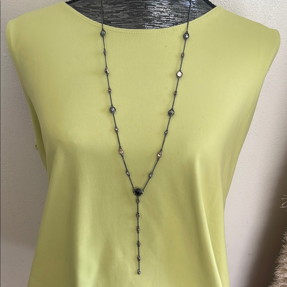 Givenchy Elegant Black Beaded Necklace